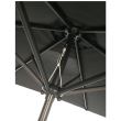 Umbrela pentru gradina, Strend Pro Zoe Black, 230 cm, 34 mm, PE 180 g