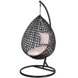 Balansoar pentru gradina Strend Pro Jakarta, max 150kG, rattan artificial, perne incluse