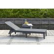 Sezlong pentru gradina Keter Allibert Jaipur, gri, 187.5 x 58.2 x 29 cm