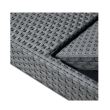 Sezlong pentru gradina Keter Allibert Jaipur, gri, 187.5 x 58.2 x 29 cm