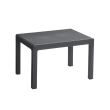 Set canapea, scaune si masuta pentru terasa Keter Robert, culoare gri graphite, inclusiv perne sezut