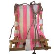 Leagan pentru copii, Strend Pro Fumiko Roz, capacitate 70 Kg, sfoara, lemn si textil