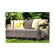 Set mobilier de gradina Keter Bahama Capuccino, 1 x canapea cu 3 locuri, 2 x fotolii, 1 x masuta