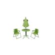 Set mobilier de gradina pentru copii Strend Pro Frog, umbrela 105 cm, masa 50 cm, 2 scaune