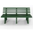 Banca din plastic Strend Pro Orchidea Green, Verde, 145x74x49 cm, UV