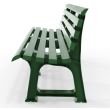 Banca din plastic Strend Pro Orchidea Green, Verde, 145x74x49 cm, UV