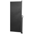 Copertina laterala, retractabila, Strend Pro Cecilia, Negru, 3x1.6 m 