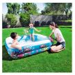 Piscina gonflabila, Bestway Coral, parasolar si podea gonflabila, 147 x 147 x 122 cm