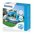 Piscina gonflabila, Bestway Coral, parasolar si podea gonflabila, 147 x 147 x 122 cm