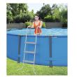 Piscina rotunda cu scara Bestway Steel Pro Max Pool, cadru metalic, pompa de filtrare, 457x107 cm