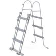 Piscina Bestway® Power Steel™ Deluxe Series™, 56709, ratan artificial, cu scara, pompa si filtru, 3.66x1m