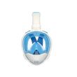 Masca snorkeling pe intreaga fata Strend Pro Blue S/M, pentru adulti, cu suport camera de actiune