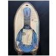 Masca snorkeling pe intreaga fata Strend Pro Barracuda Blue XS, pentru copii
