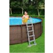 Piscina Bestway® 56725 Power Steel ™ Vista, 488x122 cm,pompa filtrare, scara, prelata, dozator