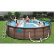 Piscina Bestway® 56725 Power Steel ™ Vista, 488x122 cm,pompa filtrare, scara, prelata, dozator