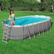 Scara pentru piscine, Bestway® 58331, cadru metalic, 1.22 m