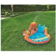 Piscina copii, centru de joaca gonflabil Bestway 53069 Lava Lagoon,  265x265x104 cm