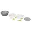 Caserola pentru pranz MagicHome, rotunda, 4 compartimente, 1.2 litri, dimensiune21.1x9.7 cm