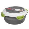 Caserola pentru pranz MagicHome, rotunda, 4 compartimente, 1.2 litri, dimensiune21.1x9.7 cm