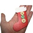 Set 5 cizmulite decorative Strend Pro XO157C, lemn, 11 cm