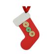 Set 5 cizmulite decorative Strend Pro XO157C, lemn, 11 cm