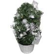 Decoratiune brad  Strend Silver, 30 cm