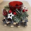 Decoratiune cu suport lumanare, Strend MagicHome, 12x12x8 cm