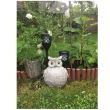 Decoratiune gradina Strend Pro Bufnita 8102, ceramica, 28.3 x 15.3 x 33 cm