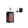 Lampa solara pentru gradina Strend Pro Flame, efect flacara, 12xLed, 10x10x17cm