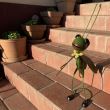 Decoratiune gradina Strend Pro Green Ant, inaltime 53 cm, din tabla