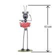 Decoratiune gradina Strend Pro Mecco 6325, furnica cu pepene, tabla, 61 cm
