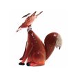 Decoratiune pentru gradina Strend Pro 1803, Vulpita cu floare, 24x11.5x26.5 cm