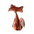 Decoratiune pentru gradina Strend Pro 1803, Vulpita cu floare, 24x11.5x26.5 cm