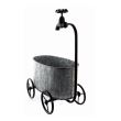 Ghiveci decorativ pentru gradina Strend Pro Mecco 5021, Carucior cu robinet, 30x16x44 cm
