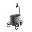 Ghiveci decorativ pentru gradina Strend Pro Mecco 5021, Carucior cu robinet, 30x16x44 cm