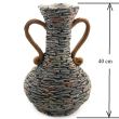 Decoratiune gradina Strend Pro Gecco 58, Vaza pentru flori, ceramic, 27x27x40 cm