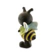 Decoratiune gradina, Strend Pro Gecco 8520, ceramic, Albinuta cu lampion, 24x21x50cm