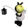 Decoratiune gradina, Strend Pro Gecco 8620, ceramica, Albinuta cu lampion, 25x23x49cm
