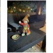 Decoratiune gradina Strend Pro MagicHome, Baiat cu lampa, ceramica, 23.5x16x40.5 cm