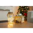 Decoratiune luminoasa pentru craciun, Strend Pro Glass, LED, 3xAAA, 13x23.5 cm