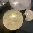 Instalatie luminoasa MagicHome Cotton Globe, gri/alb, 10 led, 2xAA, lungime 1.35 m, lumina calda