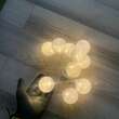 Decoratiune luminoasa MagicHome Cotton Globe, 10 led, 2xAA, lungime 1.35 m, lumina calda
