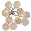 Decoratiune luminoasa MagicHome Cotton Globe, 10 led, 2xAA, lungime 1.35 m, lumina calda