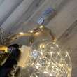 Decoratiune luminoasa MagicHome Globe, cu sfoara de agatat, 50 led, 3xAA, lungime 0.8 m, lumina calda
