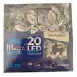 Instalatie luminoasa MagicHome Frunze, 20 led, 2xAA, lungime 1.9 m, lumina calda