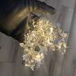 Instalatie luminoasa MagicHome Frunze, 20 led, 2xAA, lungime 1.9 m, lumina calda