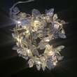 Instalatie luminoasa MagicHome Frunze, 20 led, 2xAA, lungime 1.9 m, lumina calda