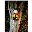 Decoratiune gradina Strend Pro MagicHome Nature, led, dovleac vrajitor, ceramica, 15 cm