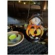 Decoratiune gradina Strend Pro MagicHome Nature, led, dovleac vrajitor, ceramica, 15 cm
