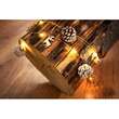 Instalatie luminoasa MagicHome Conuri brad, 20 led, 2xAA, lungime 1.9 m, lumina calda